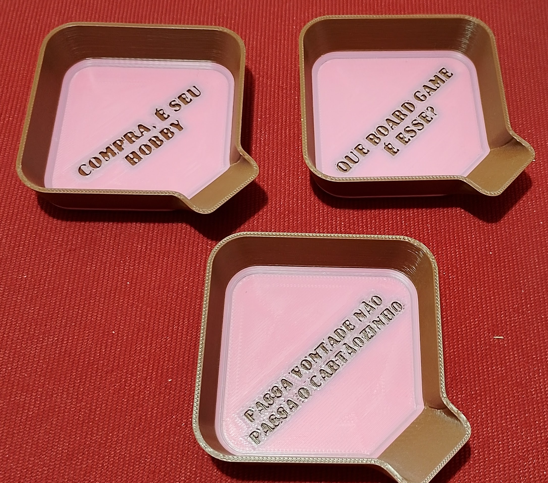 Bandejas Porta Token Originais e Personalizadas - MEMES FAMOSOS (und.)